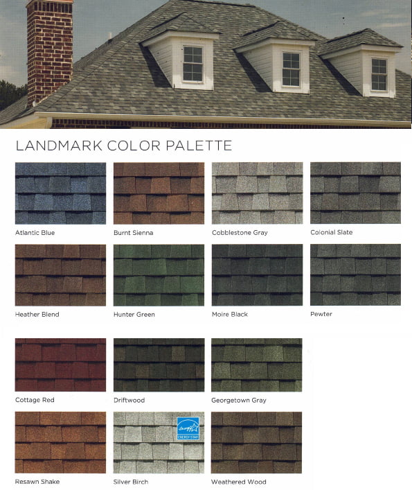 Certainteed Landmark Colors