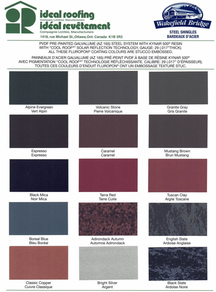 Metalroof Colors 757x1024
